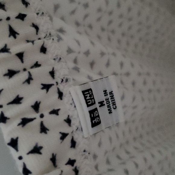 Uniqlo White Summer Dress women's M - Picture 2 of 2